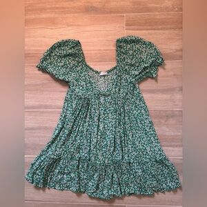 Floral Babydoll Dress Size S Petite